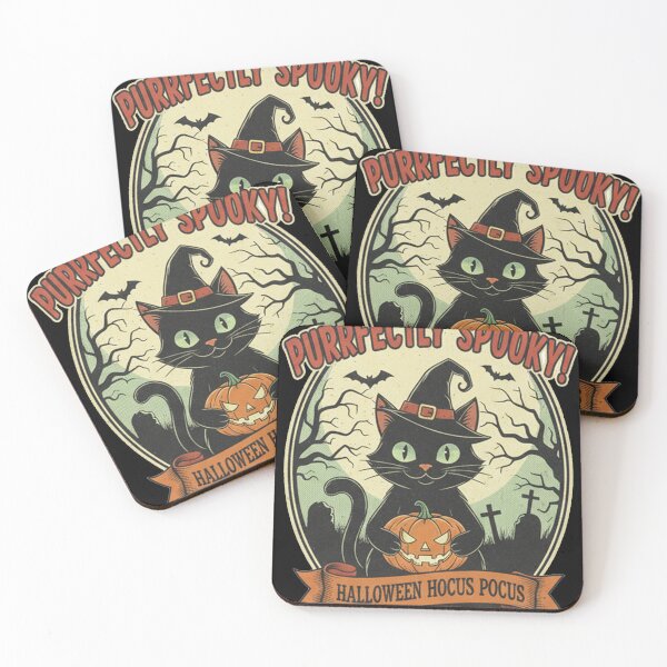 Item preview, Purrfectly Spooky Halloween T-shirt  designed and sold by gura1987.