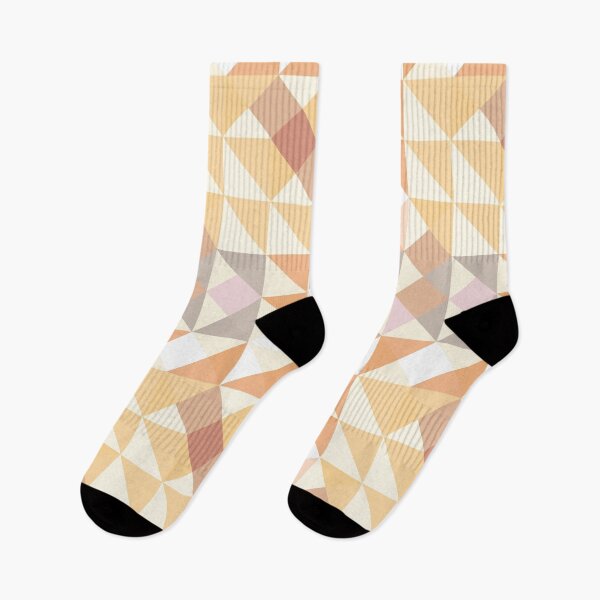 Item preview, ORDernary Orange – Retro geometry in orange tones as a mid-century or Scandi pattern designed and sold by EMJAYHeiss.