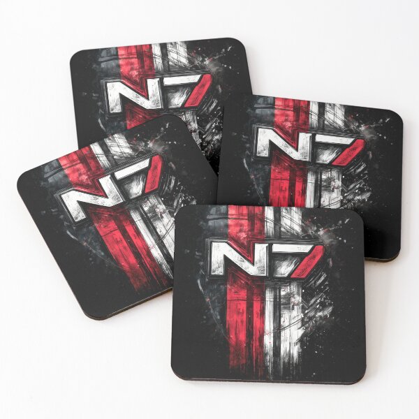 Item preview, Mass Effect N7 Vanguard Emblem: Stellar Sentinel in Galactic Grit designed and sold by Senpaiwaves.