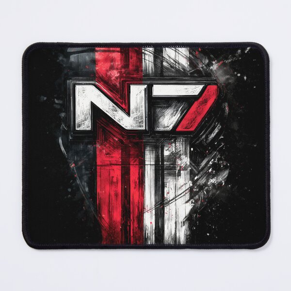 Item preview, Mass Effect N7 Vanguard Emblem: Stellar Sentinel in Galactic Grit designed and sold by Senpaiwaves.