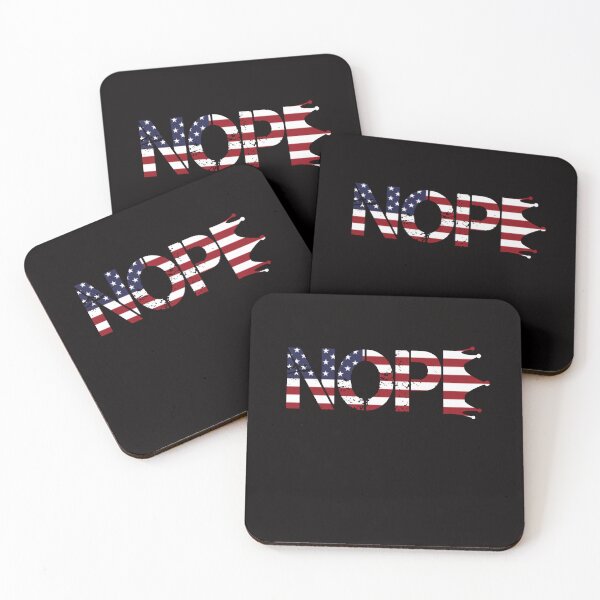 Item preview, NO KINGS US Flag America Nope Protest Sign Anti Trump designed and sold by theshirtinator.