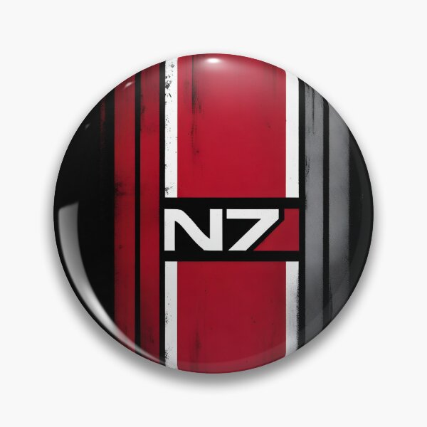 Item preview, Mass Effect N7 Vanguard Emblem: Stellar Sentinel in Galactic Grit designed and sold by Senpaiwaves.