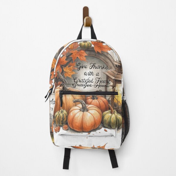 Item preview, Grateful Heart Glow: Rustic Lantern & Watercolor Pumpkin Still Life designed and sold by VibranPalette.