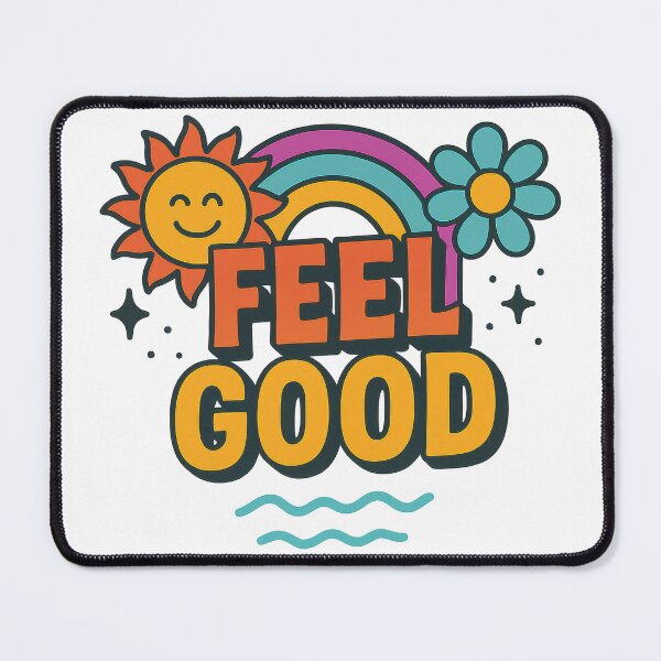 Item preview, Feel good design with sun, rainbow, and flowers, radiating positivity and joy designed and sold by MNFTs.