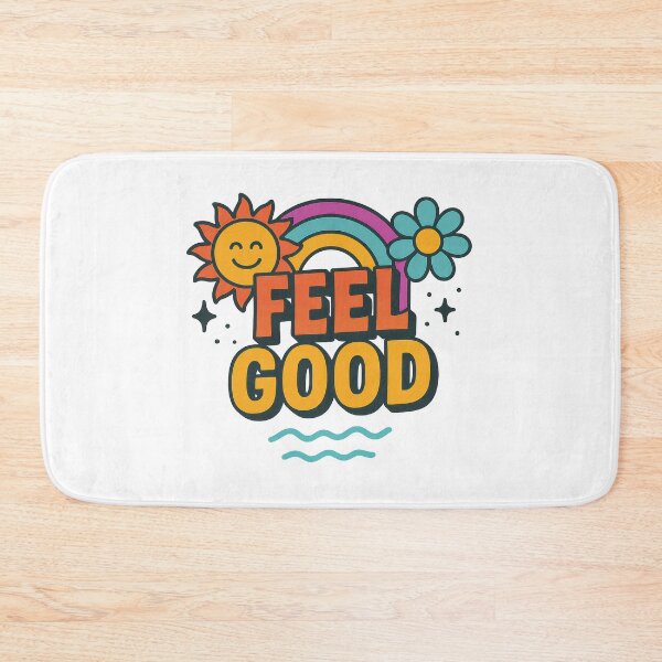Item preview, Feel good design with sun, rainbow, and flowers, radiating positivity and joy designed and sold by MNFTs.