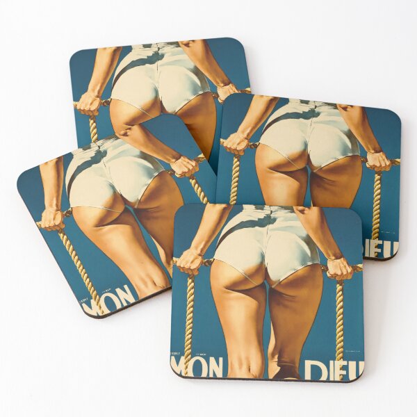Item preview, 1950s Film Poster Art AI Imitation "MON DIEU!" (TROIS) designed and sold by NickWhittleArt.