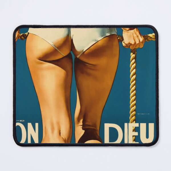 Item preview, 1950s Film Poster Art AI Imitation "MON DIEU!" (TROIS) designed and sold by NickWhittleArt.