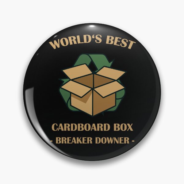 Item preview, Worlds's Best Cardboard Box Breaker Downer - Golden designed and sold by Lichtisign.
