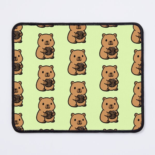 Item preview, Capybara with cookie designed and sold by artsyfellas.