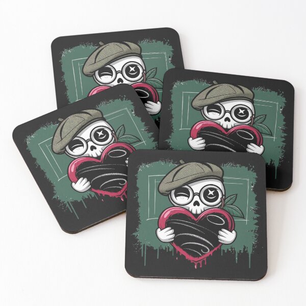Item preview,  Teacher Skull with Chalkboard Heart designed and sold by WeranovDesign.