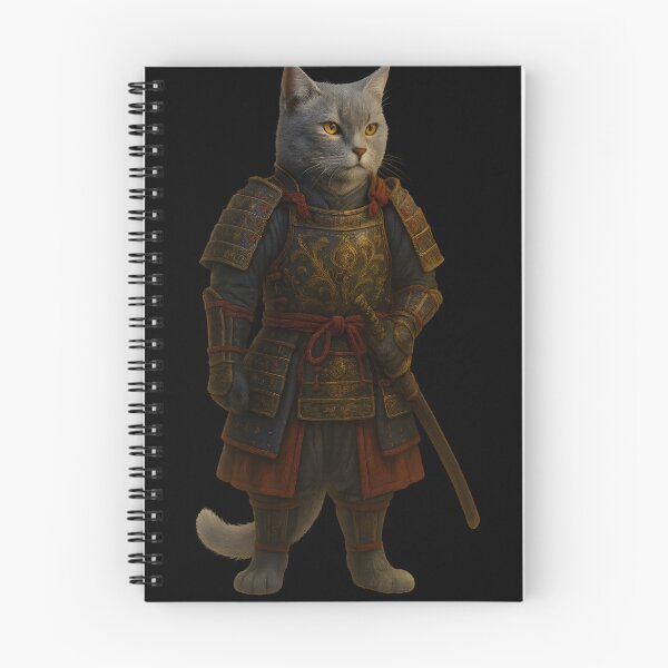 Item preview, Samurai cat with spiritual armor designed and sold by Yuliik.