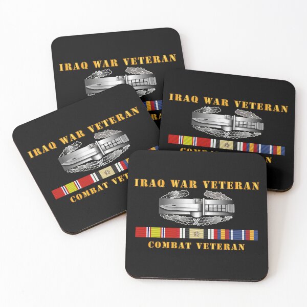 Item preview, Army - Iraq War Veteran - Combat Action Badge w CAB IRAQ  SVC designed and sold by Military Insignia Products.