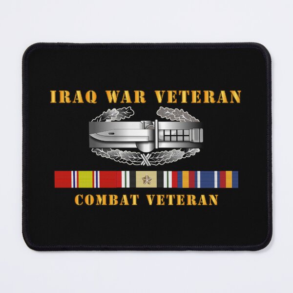 Item preview, Army - Iraq War Veteran - Combat Action Badge w CAB IRAQ  SVC designed and sold by Military Insignia Products.