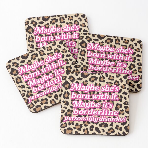 Item preview, Maybe she’s born with BPD! designed and sold by Alphabetpeoplestudio.