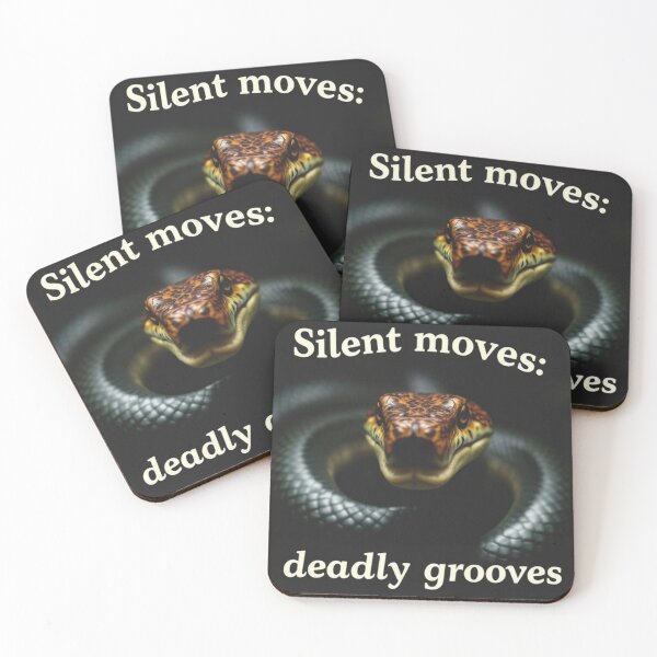 Item preview, Silent moves, deadly grooves designed and sold by SSMC DREAM DESIGN.