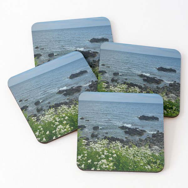 Item preview, Summer Ocean and Flowers Kennebunkport, Maine designed and sold by Computer Kid 44.