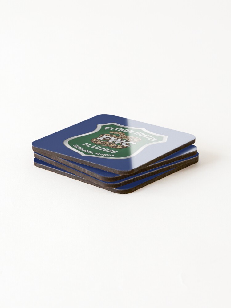 Thumbnail 4 of 5, Coasters (Set of 4), Python Hunter designed and sold by Pixel-Lair.
