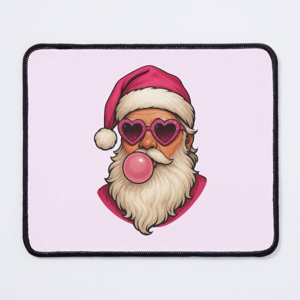 Item preview, Cool Santa with Heart Glasses and Bubblegum designed and sold by Dreamiz.