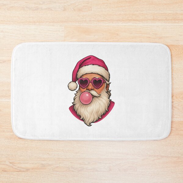 Item preview, Cool Santa with Heart Glasses and Bubblegum designed and sold by Dreamiz.