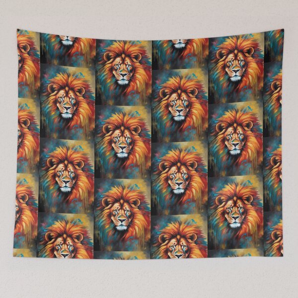 Item preview, Flaming Majesty: The Colored Essence of the Lion designed and sold by KilianSzmid.