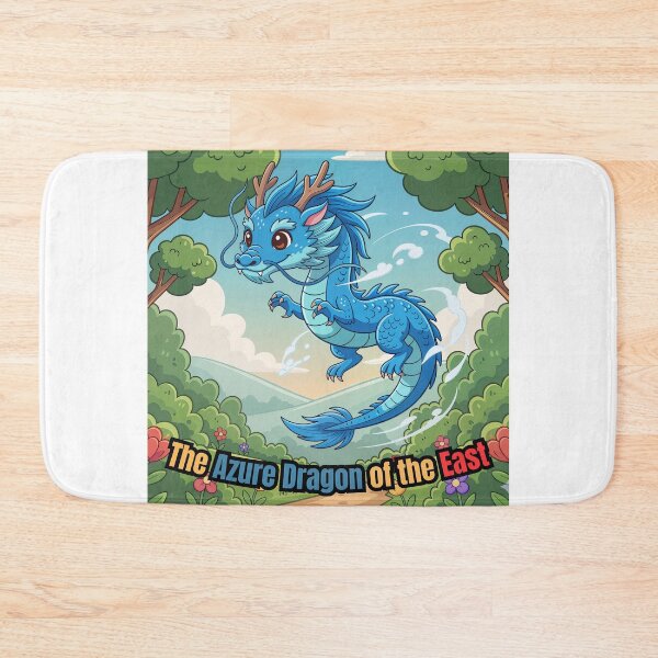 Item preview, Azure Dragon | Kawaii East Spring Guardian Art designed and sold by Pets & Memes & Stuff.