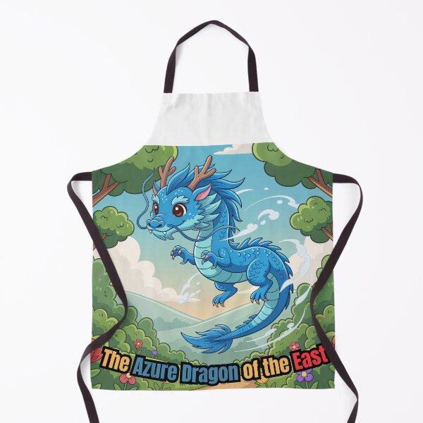 Item preview, Azure Dragon | Kawaii East Spring Guardian Art designed and sold by Pets & Memes & Stuff.