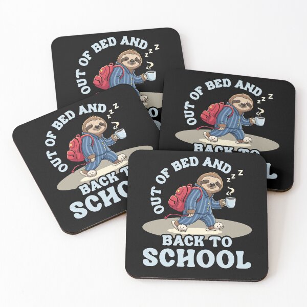 Item preview, Funny Sloth Out of Bed Back to School designed and sold by ArtLabCreations.