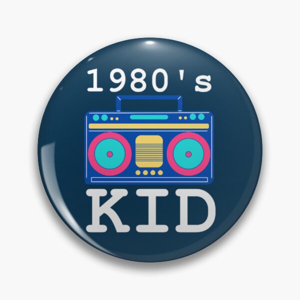 Item preview, 1980s Kid , Retro Vintage Colorful BoomboxWhite Ink designed and sold by SandraTorrez.