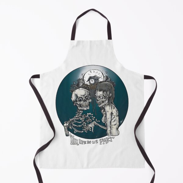 Item preview, Till Life Do Us Part – Dark Romantic Skeleton Horror Illustration designed and sold by onurunderartworks.
