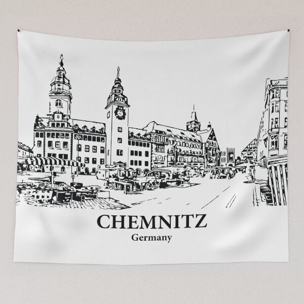 Item preview, Chemnitz - Germany designed and sold by Lakeric Cityscapes.