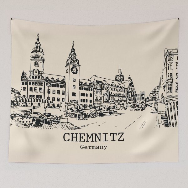 Item preview, Chemnitz - Germany designed and sold by Lakeric Cityscapes.