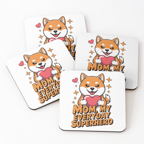 Item preview, Shiba Inu Supermom Comic Line Art designed and sold by Tong4130.