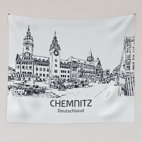 Item preview, Chemnitz - Deutschland designed and sold by Lakeric Cityscapes.
