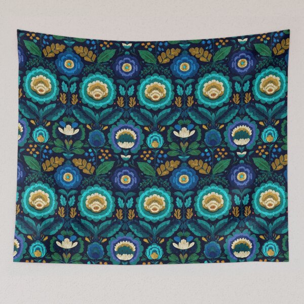 Item preview, Bold Petaled Embroidered Texture For Birthday Surprise designed and sold by RoyalStarsPatts.