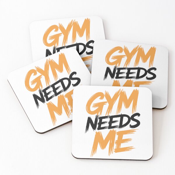 Item preview, Gym Needs Me Bold Motivational Fitness Typography Design designed and sold by ArtLabCreations.