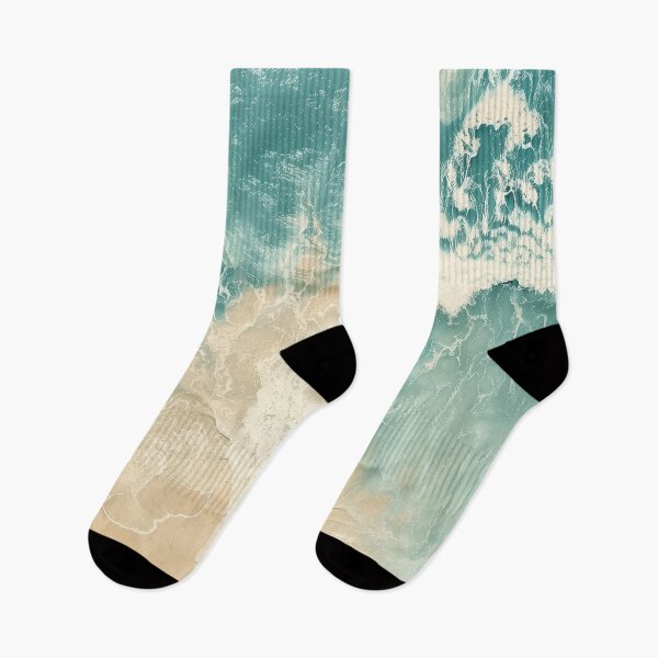 Item preview, Minimal Abstract Ocean Texture - Aerial Beach Wave Art designed and sold by SaadArtCo.