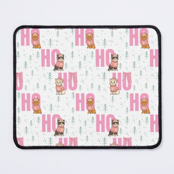 Item preview, Cats Christmas-Pink Christmas design with cute cats designed and sold by Brinax.