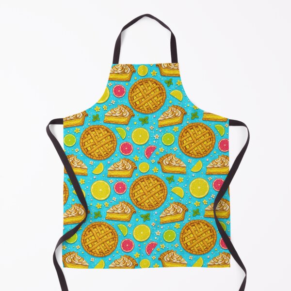 Item preview, Lemon Tart Pattern Dessert Citrus Meringue Kitchen Summer designed and sold by JOSTH.