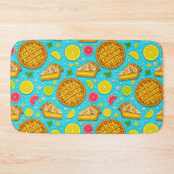 Item preview, Lemon Tart Pattern Dessert Citrus Meringue Kitchen Summer designed and sold by JOSTH.