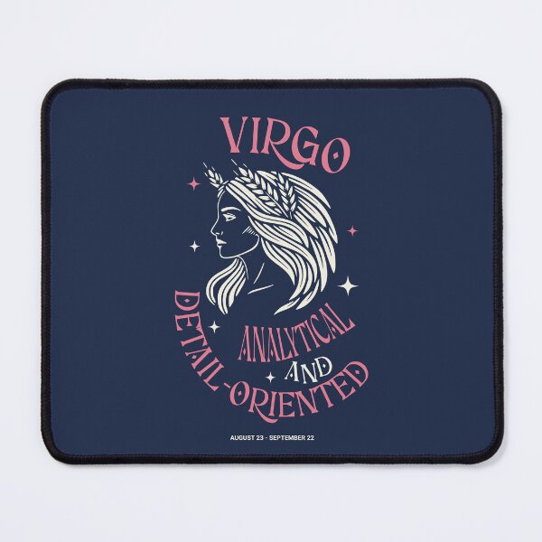 Item preview, Virgo Zodiac Sign - Analytical and Detail-Oriented Virgo Astrology designed and sold by MakitoDesign.