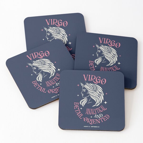 Item preview, Virgo Zodiac Sign - Analytical and Detail-Oriented Virgo Astrology designed and sold by MakitoDesign.