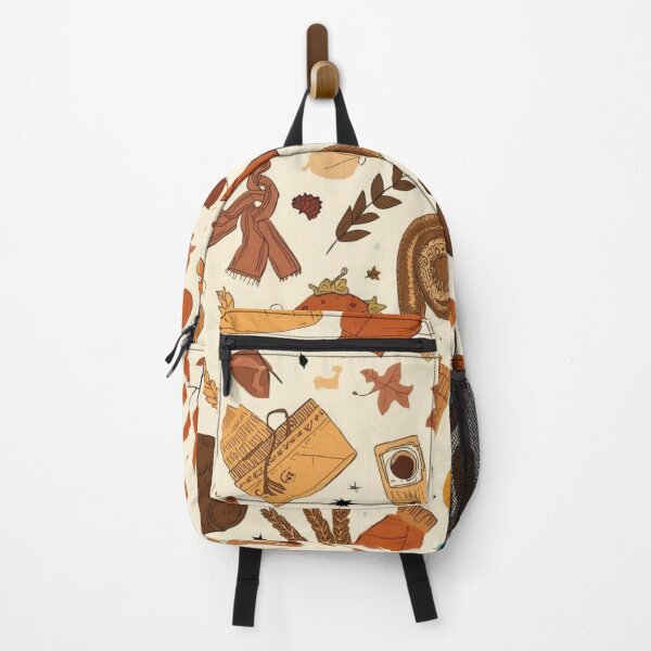 Item preview, "Cozy Countryside Autumn – Apples, Wheat & Pumpkin Pattern" designed and sold by NomadikStudio.