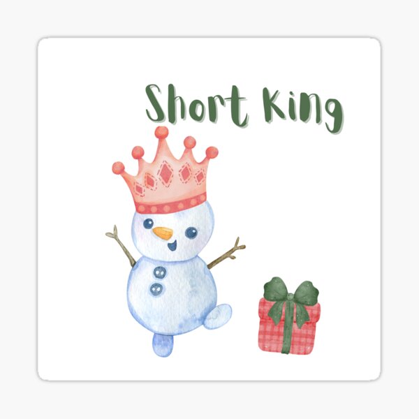 Item preview, Short King Christmas designed and sold by PlumTreeDesign.