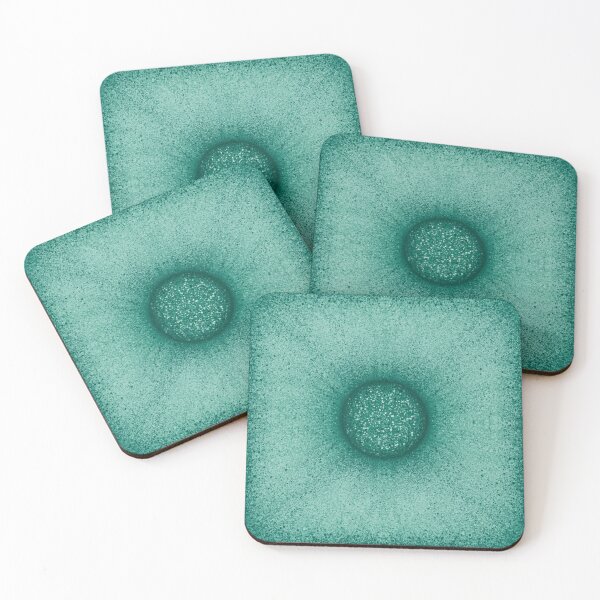 Item preview, Tile "Poof" aquamarine color designed and sold by Cherevan.