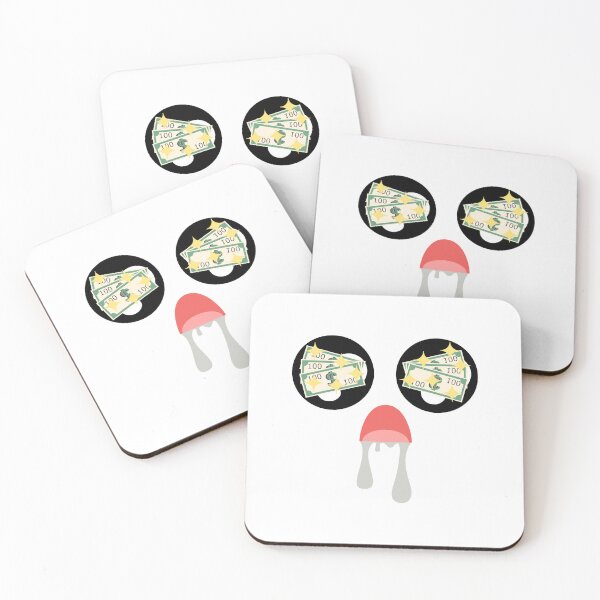 Item preview, Cute kawaii dollar bills eyes face designed and sold by BlushyPrint.