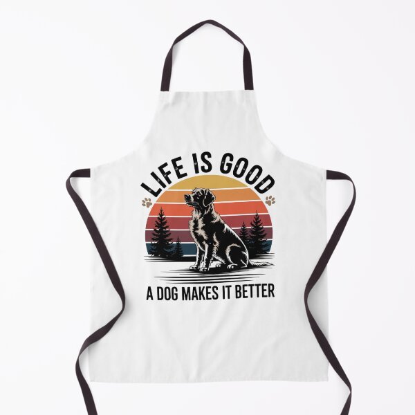 Item preview, Life Is Good A Dog Makes It Better – Inspirational Dog Lover Quote designed and sold by Gogetgiggles.