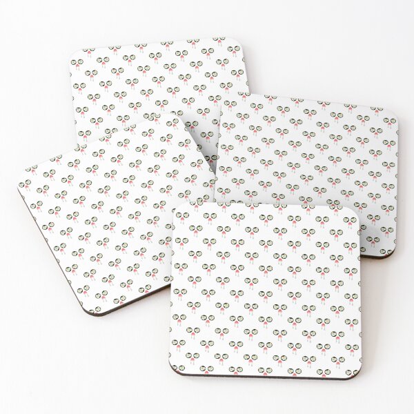 Item preview, Cute kawaii dollar bills eyes face pattern designed and sold by BlushyPrint.