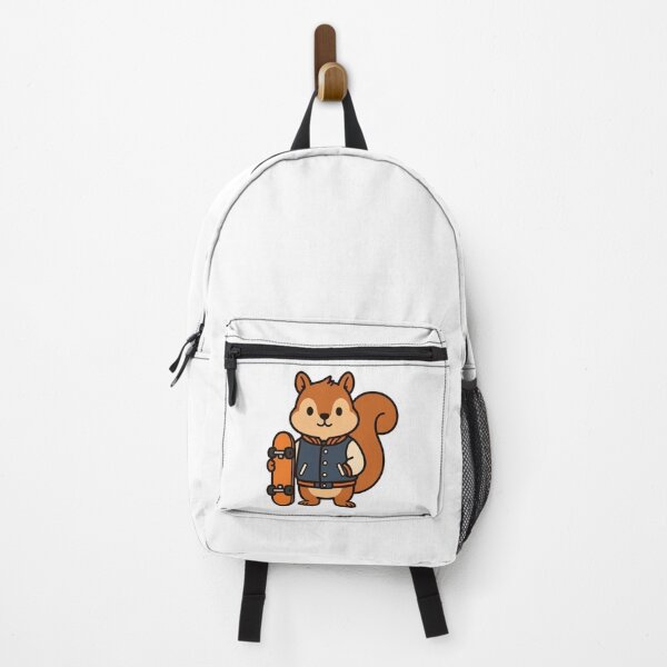 Item preview, Skater Squirrel in Varsity Jacket – Fun Animal Street Style designed and sold by Confuzz1ed.