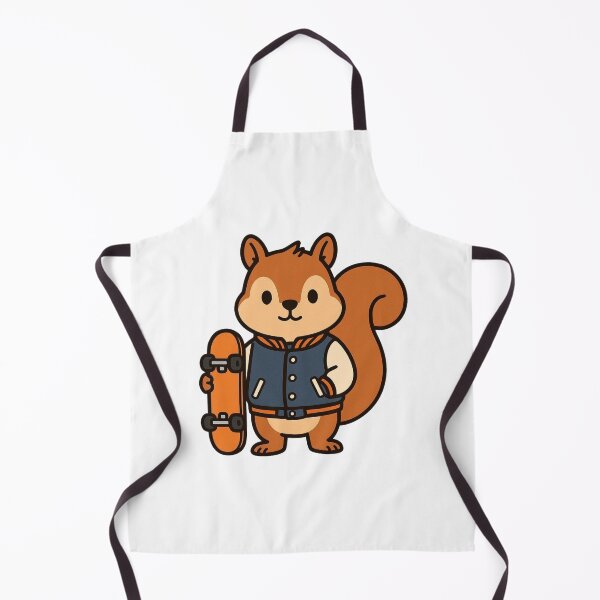 Item preview, Skater Squirrel in Varsity Jacket – Fun Animal Street Style designed and sold by Confuzz1ed.