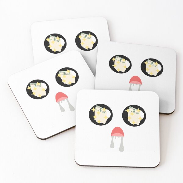 Item preview, Cute kawaii dollar bill pile eyes face designed and sold by BlushyPrint.